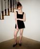 Ridipy Linen Crop Top_Black