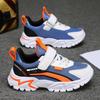 Children's shoes New girls breathable hollow mesh running shoes Boys double mesh leather children's lightweight casual sports shoes