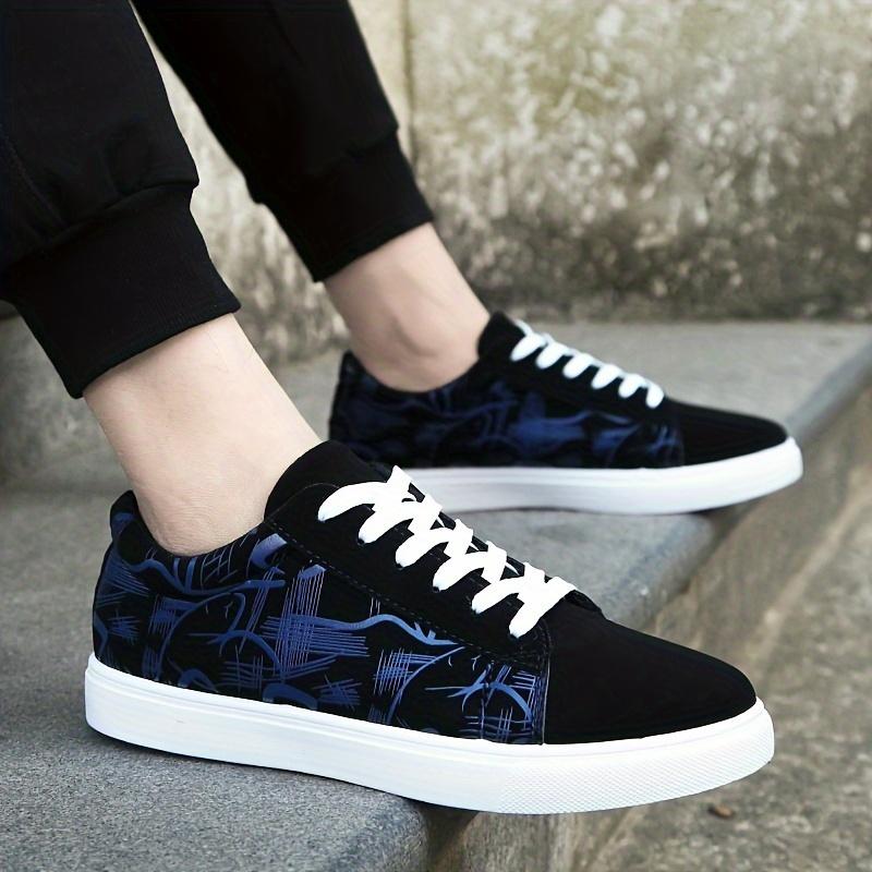 Men'S Stylish Low-Top Skate Shoes with a Street Fashion Vibe, Featuring Comfortable, Non-Slip Laces, Perfect for Outdoor Activities