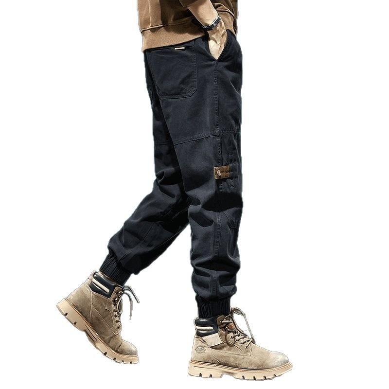 Tooling Pants Men's Spring and Autumn Summer New Trend Loose and Versatile Sports Leggings Casual Pants