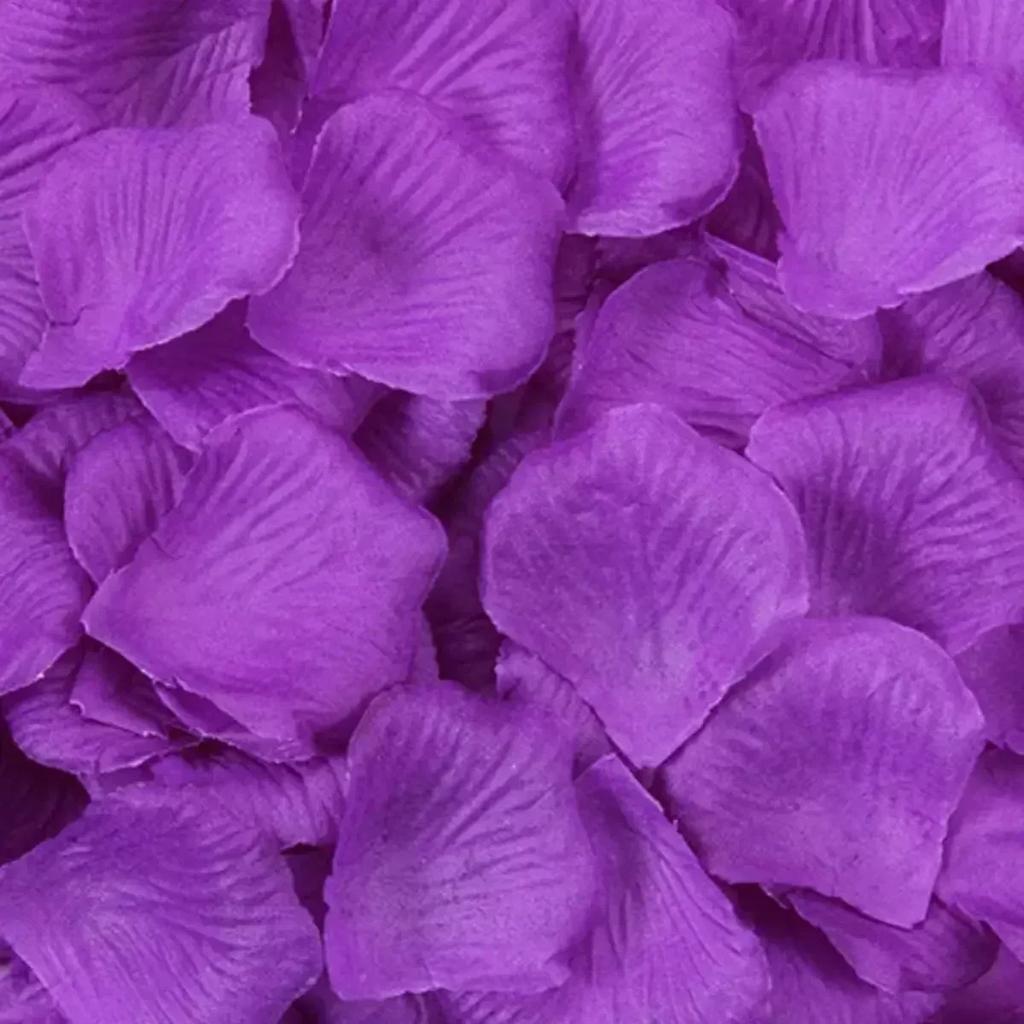 2000/100pcs Artificial Rose Petals Flowers Romantic Anniversary Silk Fake Petal for Brithday Wedding Party DIY Decoration Rose