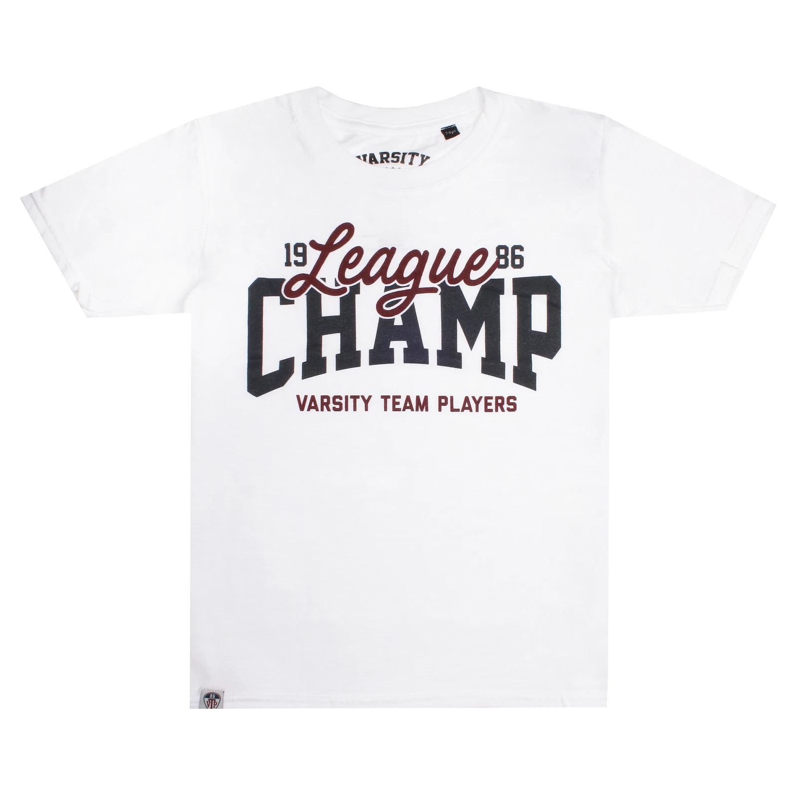 Varsity KIDS White  State Champ  T-Shirt 4XL