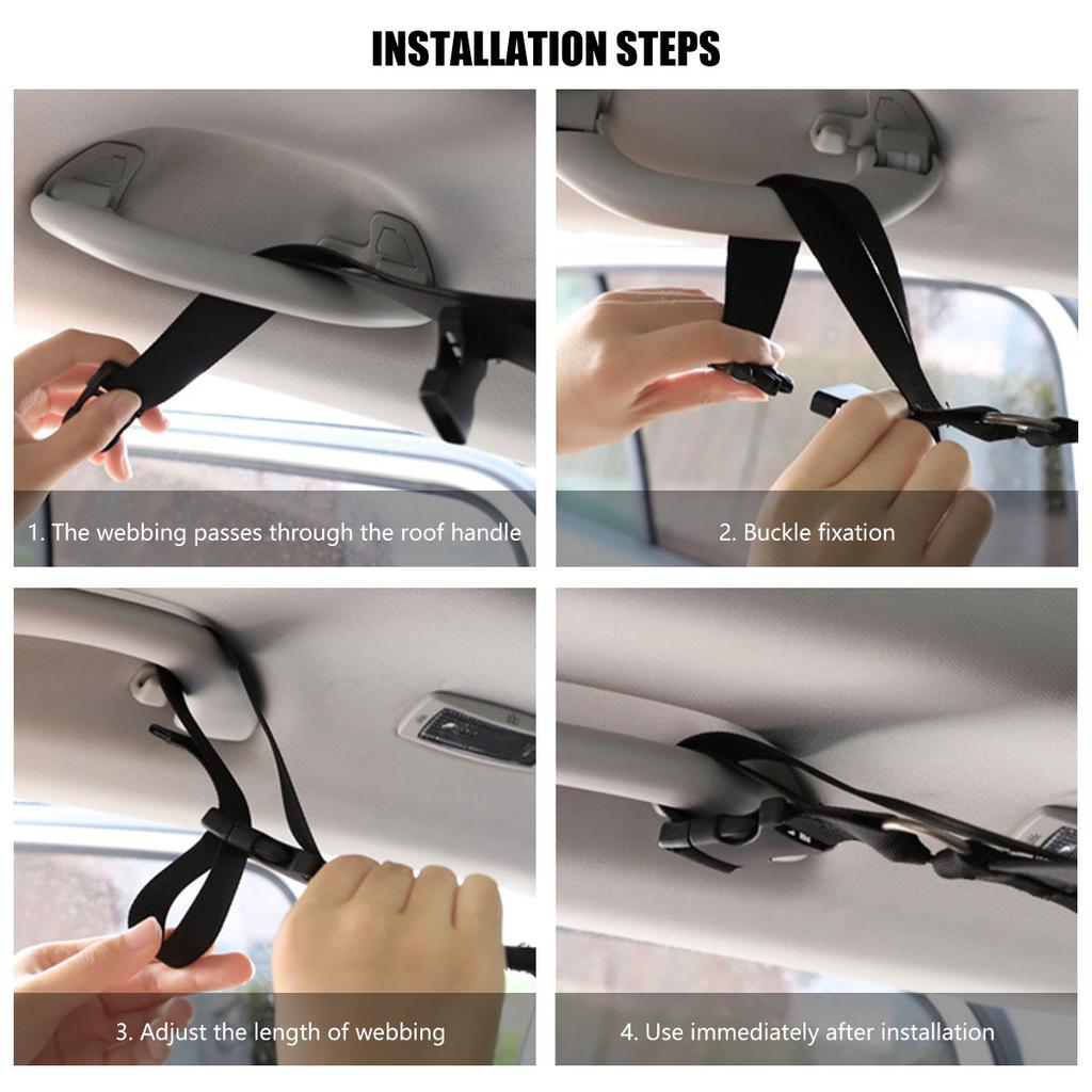 Car Ceiling Cargo Net Pocket Car Roof Storage Organizer Double-Layer Mesh Car Roof Storage Organizer 31x21Inch Car Camping