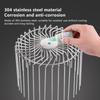 NEW Stainless Steel Roof Floor Drain Balcony Drainage Ditch Anti-Blocking Mesh Cover Garden Outdoor Rooftop Gutter Guard 1PC