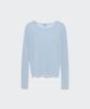 MUSINSA STANDARD WOMAN Women'S Linen Blend Ribbed Sheer Knit [Cloudy Blue]