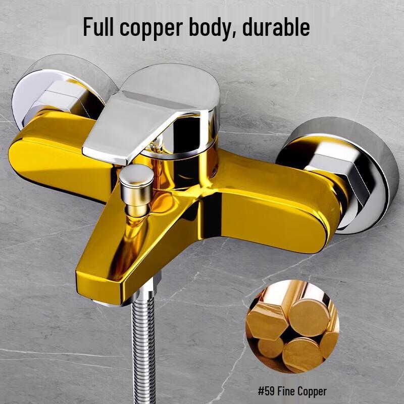 MDNG Copper Shower Faucet Set