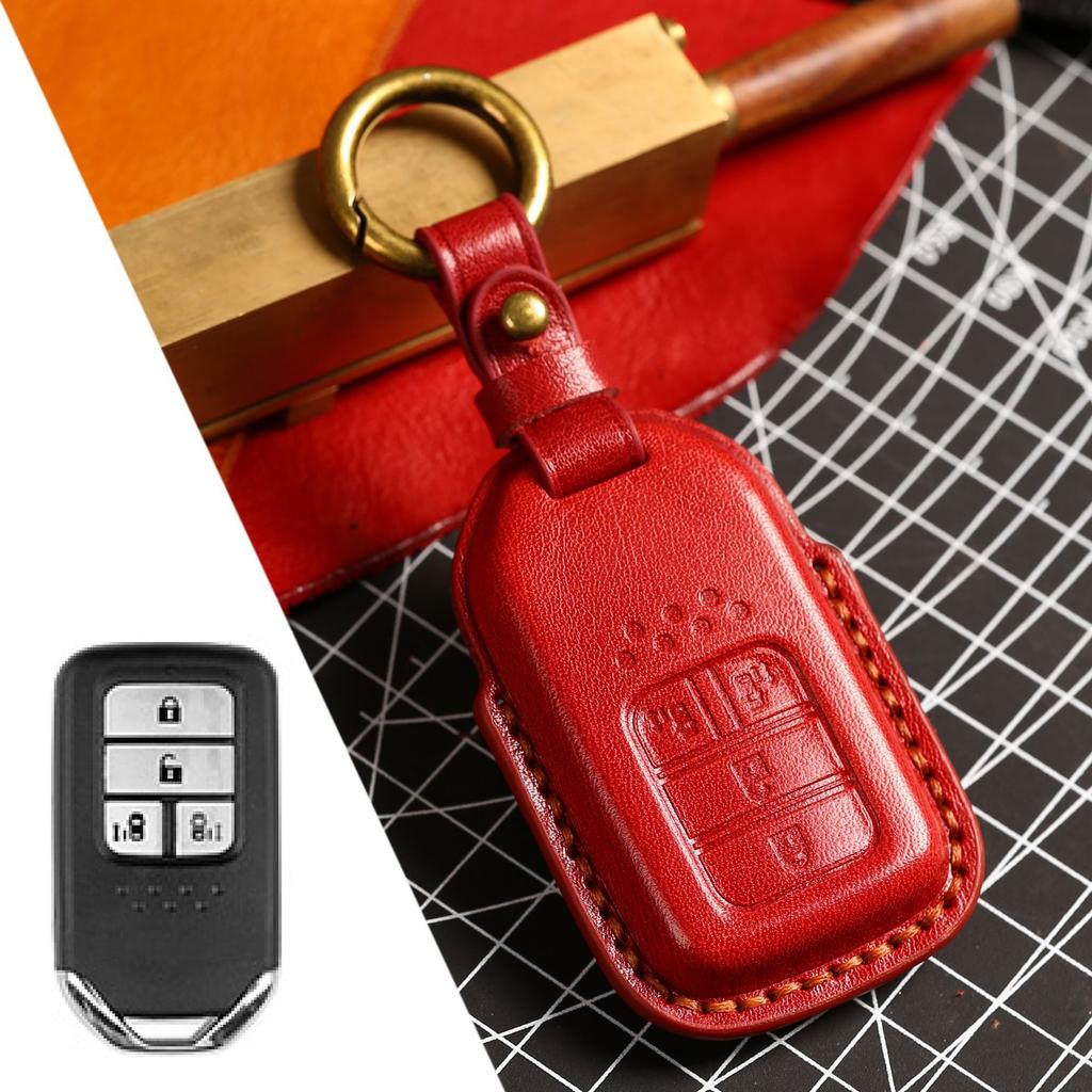 Suitable for Honda Key Cover Accord XRV Haoying New Civic Leather Car Key Cover SF Express
