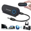 משדר Bluetooth אוניברסלי מתאם שמע שקע 3.5 מ"מ מתאם משדר שמע סטריאו Bluetooth אלחוטי למחשב טלוויזיה אוזניות