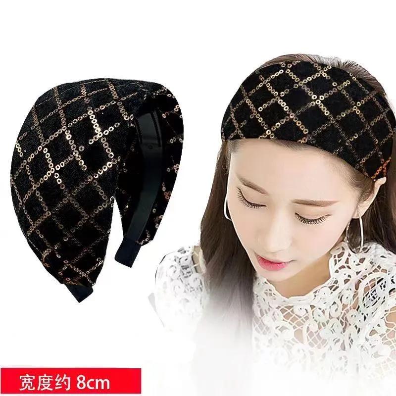 Autumn and Winter Wide-Brimmed Wool Headband Female Elegant Graceful Toothed Hairpin Warm  Accessories Hair Bands for Women