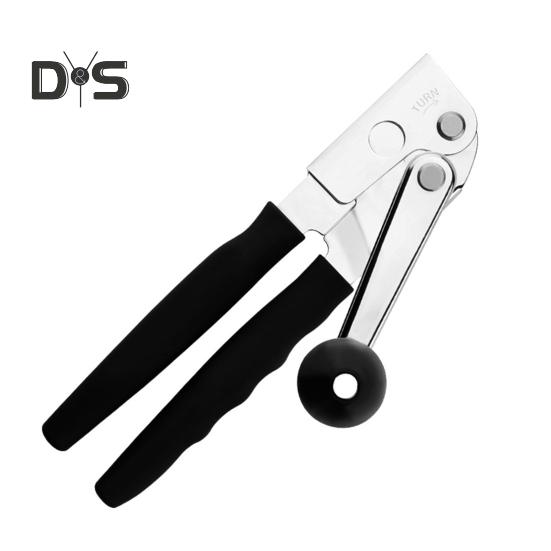 

Ручной консервный нож, открывалка для бутылок из нержавеющей стали, прочная, удобная для пожилых людей, кухонные гаджеты чёрный