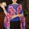Breathable Sun Protection Shawl Long Beach Wrap Top Scarf Flower Scarf  Lady Summer
