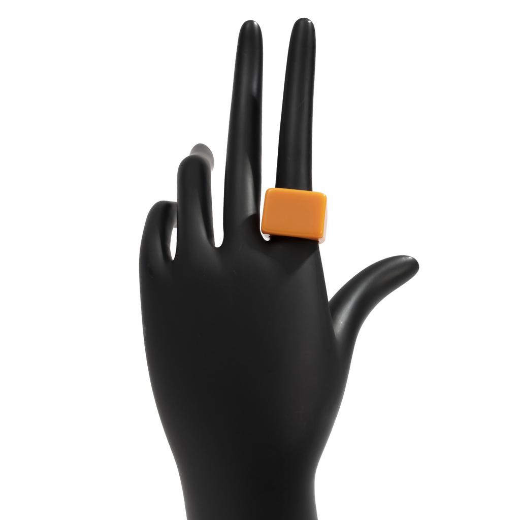 Accessories, Personalized Pastoral Color Square Ring Women, Sweet and Cool Internet Celebrity Vacation Style Geometric Jewelry