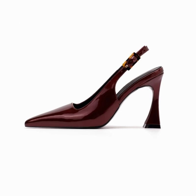 Luxury Designer Summer Women Sandals Fashion Pointed Toe Singbacks Shoes Ladies Elegant High Heel Stripper Sandalias