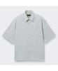 Keoseuuteommellou Beige Oversized Pleasant Half Shirt Cwsam26311Bex