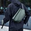 Men Crossbody Bag with Cup Holder Waterproof Chest Bag Magnetic Buckle Sling Bag Shoulder Bag for Commuting Street Travel