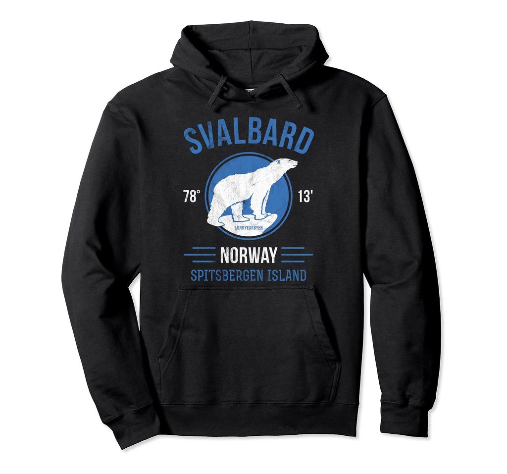Svalbard Spitzbergen Polar Bear Longyearbyen Norway Polar Bear Hoodie