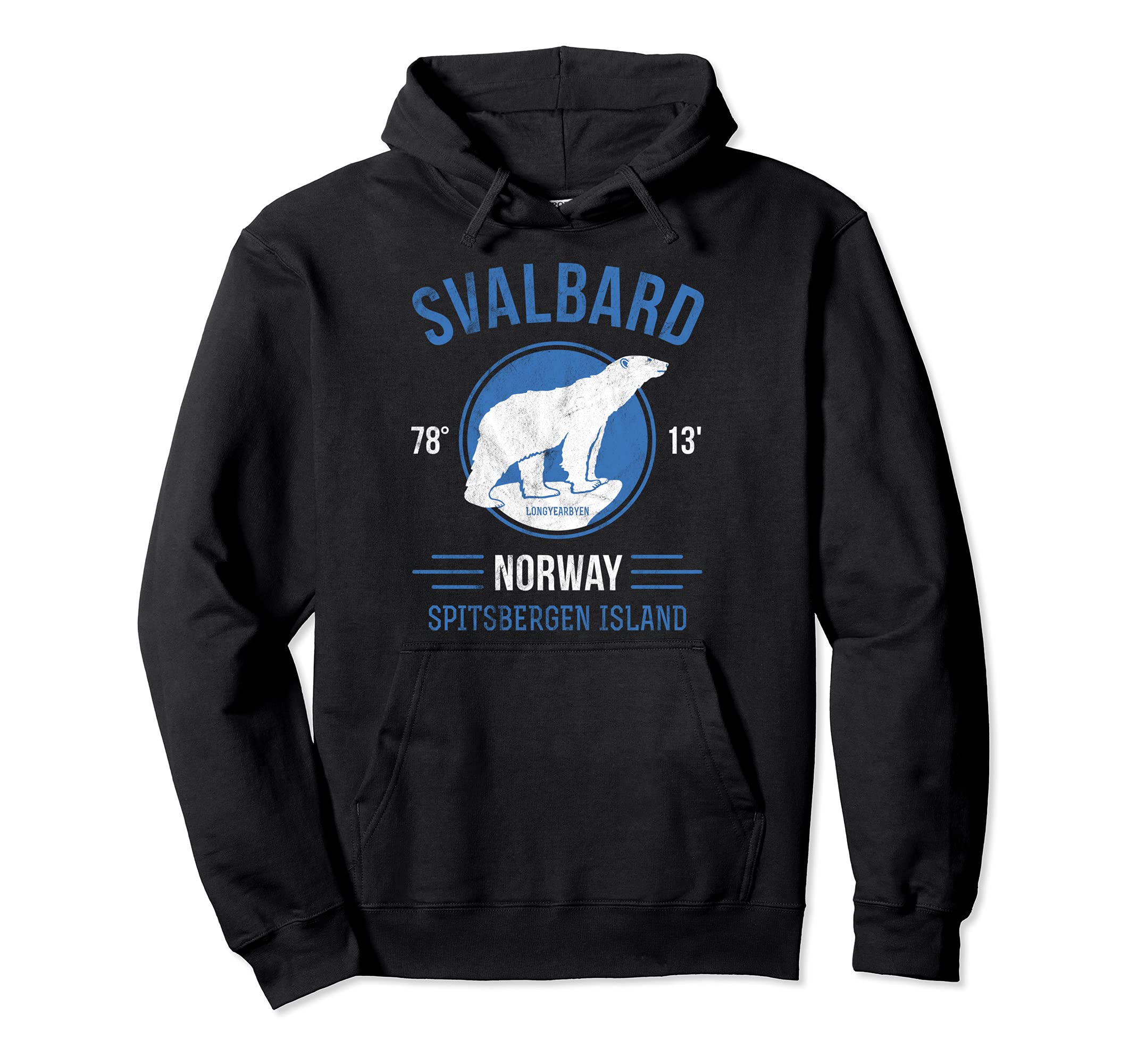 

Svalbard Spitzbergen Polar Bear Longyearbyen Norway Polar Bear Hoodie