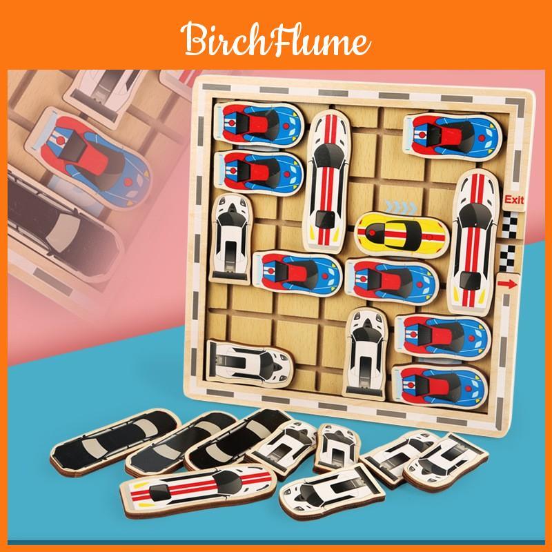 Wooden Car Parking Puzzle Toy For Kids Development And Parent Child Game