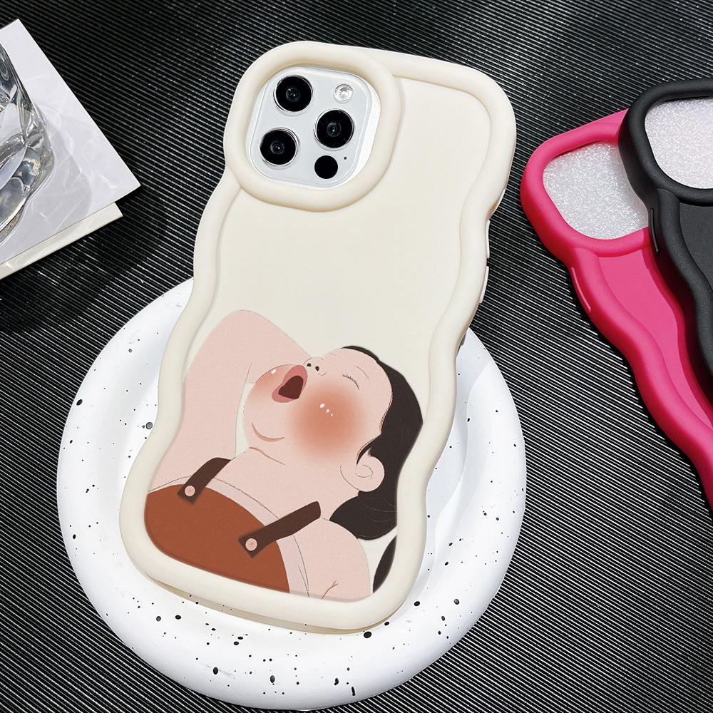 Handyhüllen für iPhone 11 13 XR 15 Pro Max 12 14 Pro Max Hülle iPhone 16 7 Plus 8 Plus XS Max 15 Plus Macaron Cartoon Süß Anti-Fall Wasserdicht