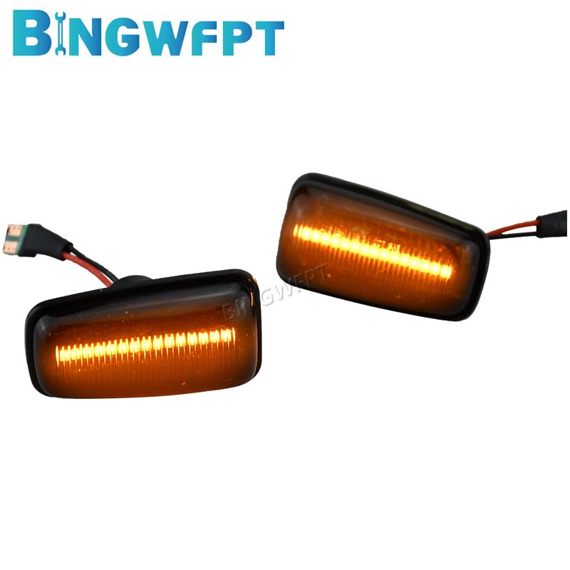 LED For Peugeot 306 106 406 806 Citroen XM ZX Break Xsara Xantia Fiat Flashing Car Turn Signal Lamps Side Marker Lights Lateral