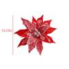 1 Stück 26cm Weihnachtsbaumdekoration Weihnachten Simulationsblume Reifblume DIY Partyatmosphäre Dekorationen