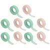 10 Rolls Eyelash Extension Tape Micropore Breathable Adhesive Lash Extension Tape 0.5 Inch X 10 Yards