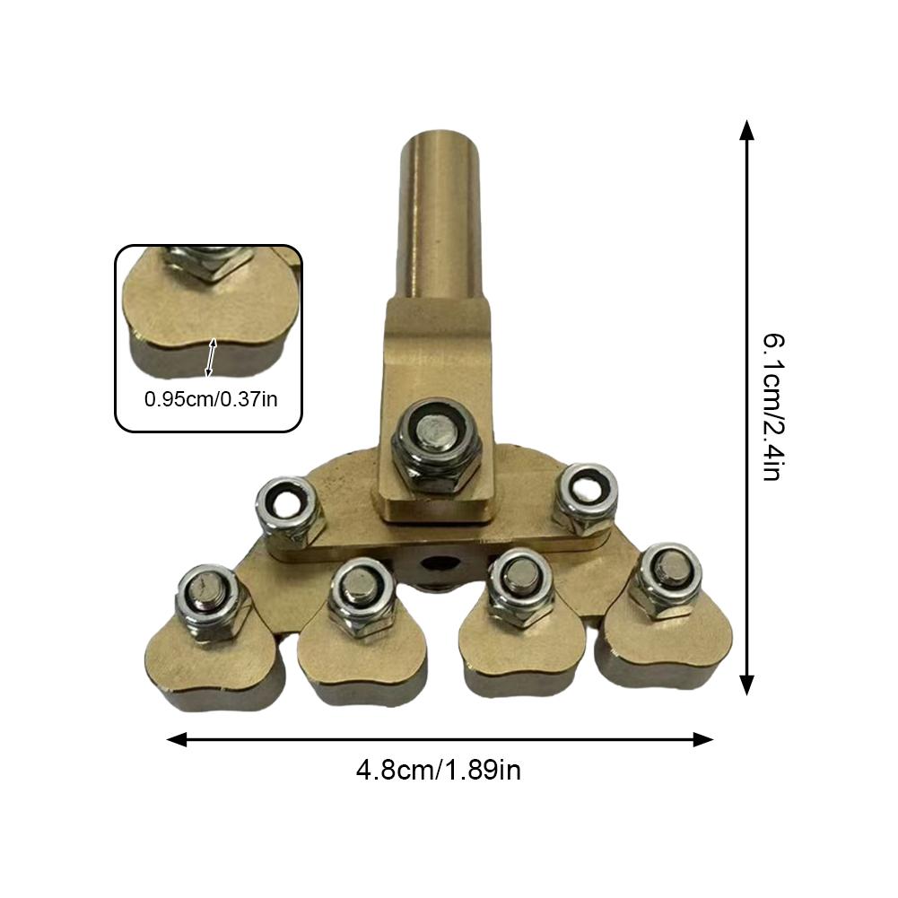 Guitar Fractal Fret Press Repair Tool Metal Guitar Curvatures Fret Installation Tool Suit for Various Radius Fretboard Accessory