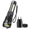 High Power LED Flashlight USB Rechargeable Tactical Zoom Torch 10 Lighting Modes Powerful Lantern for Camping Outdoor Emergency