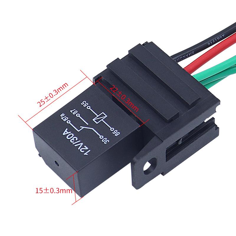 30A12V 24V 4pin/5pin Relay Oil Pump Air Conditioner Fan Fog Lamp Universal Relay Car Relay