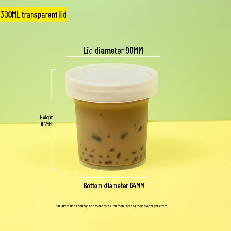 Handon Disposable Clear Plastic Dessert Cups
