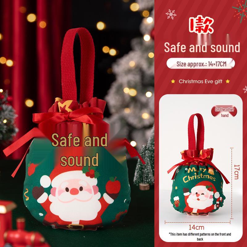 Christmas Eve Candy & Apple Gift Bag for Kids