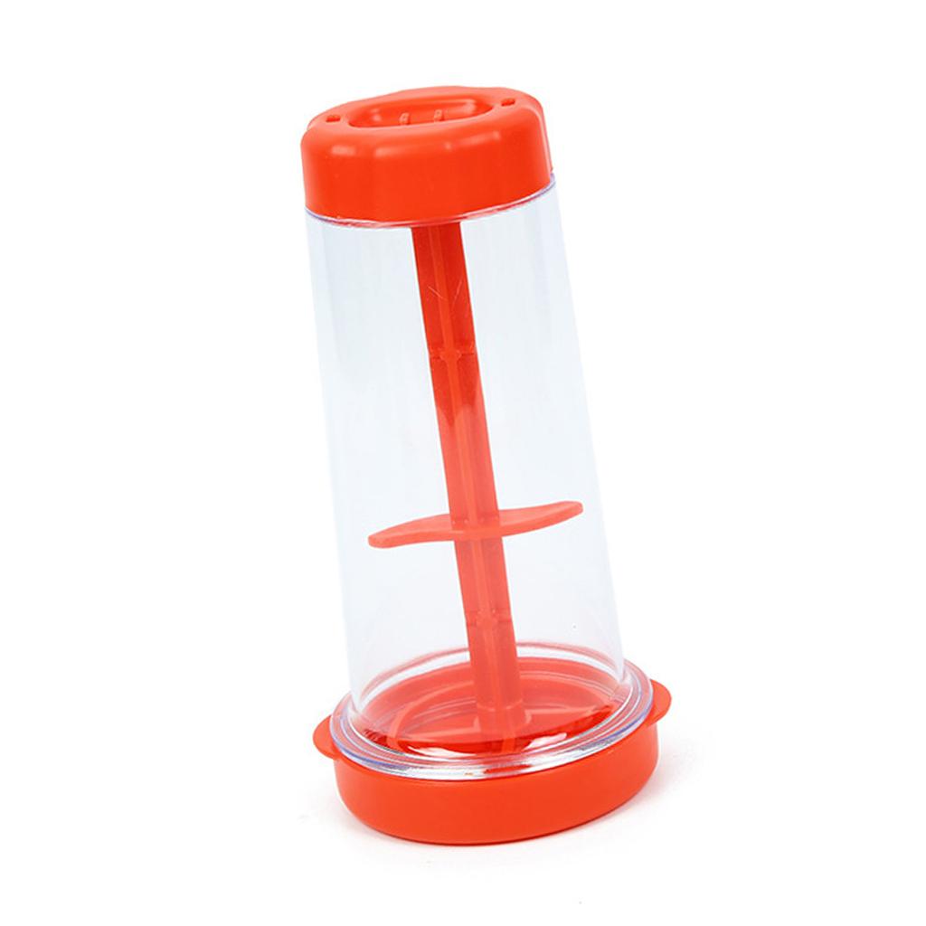 Rotating Flour Sieve Cup Plastic Flour Mixing Tool Handheld Semi-Automatic Flour Mixer for Kitchen Baking Kitchenwares