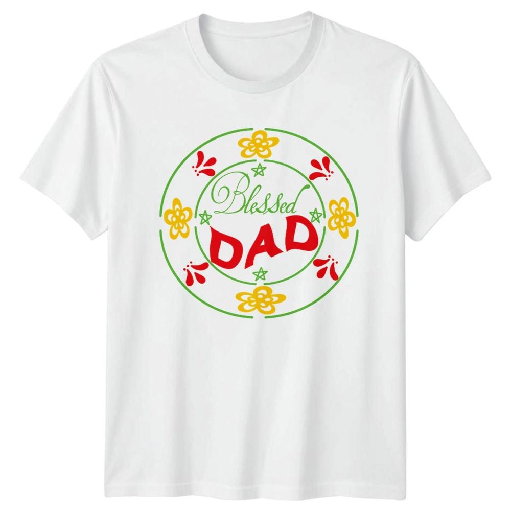 Blessed Dad Unisexs TShirt Fathers Day Family Gift For Him S