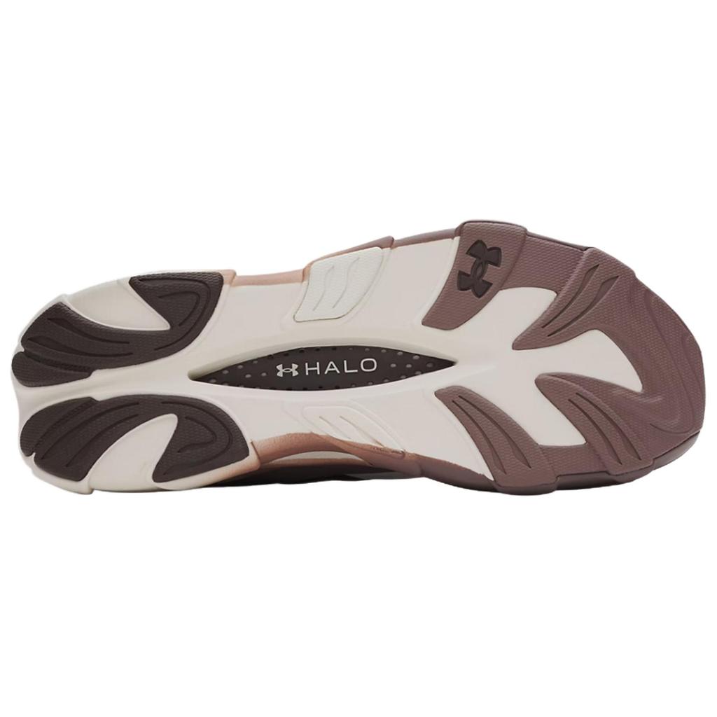 Under Armour Halo Racer Breathable Support Rebound Running Shoes Men's Brown White Sneakers 6007639-110