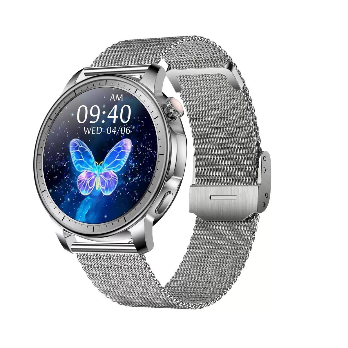 

Умные часы Женские Отслеживание карты Вызов по Bluetooth Мониторинг сердечного ритма Водонепроницаемость IP67 Спортивные Фитнес Электронные часы