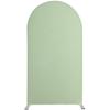U-Shaped Iron Arch Kit with Elastic Cloth Cover for Parties & Weddings