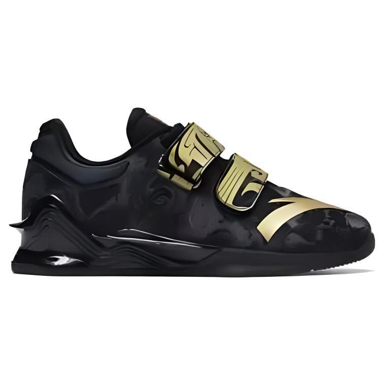 Anta Scarpe da Sollevamento Pesi Basse Ammortizzate Resistenti all'Usura da Uomo Nero Oro 412410904-2