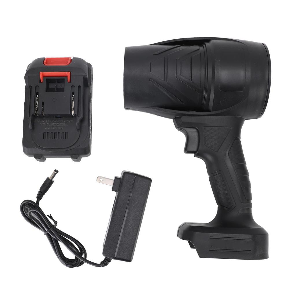 Elektrischer Luftstaubwedel Akku-Handstaubsauger Turbogebläse mit 21V Li-Ionen-Akku zur Reinigung der Terrasse, zum Wegblasen von Blättern