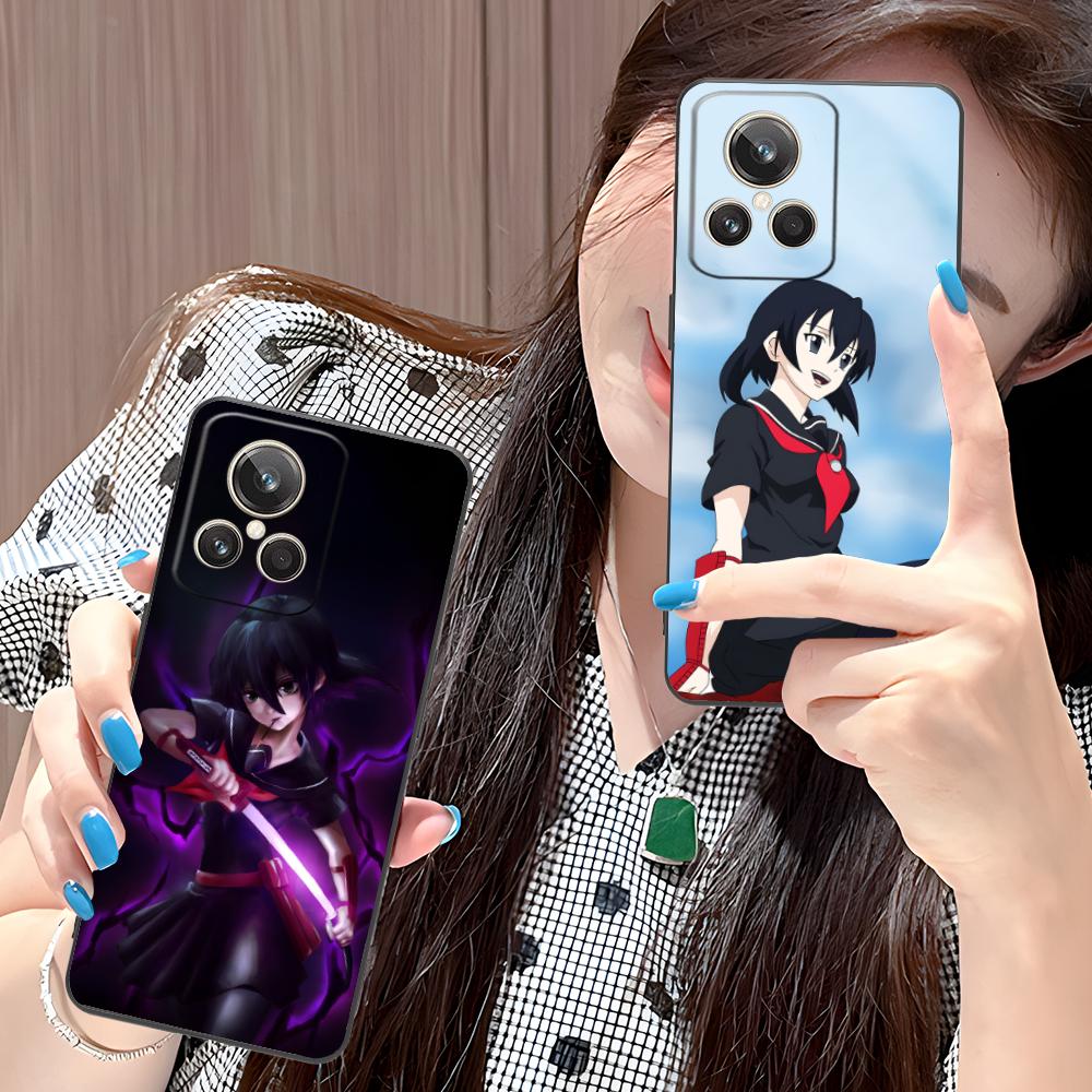 Akame Kurome Matte TPU Mobile Phone Case for Realme 15 14 13 12 11 10 9 Pro Plus T i Lite 5G Colorful Printing Cover