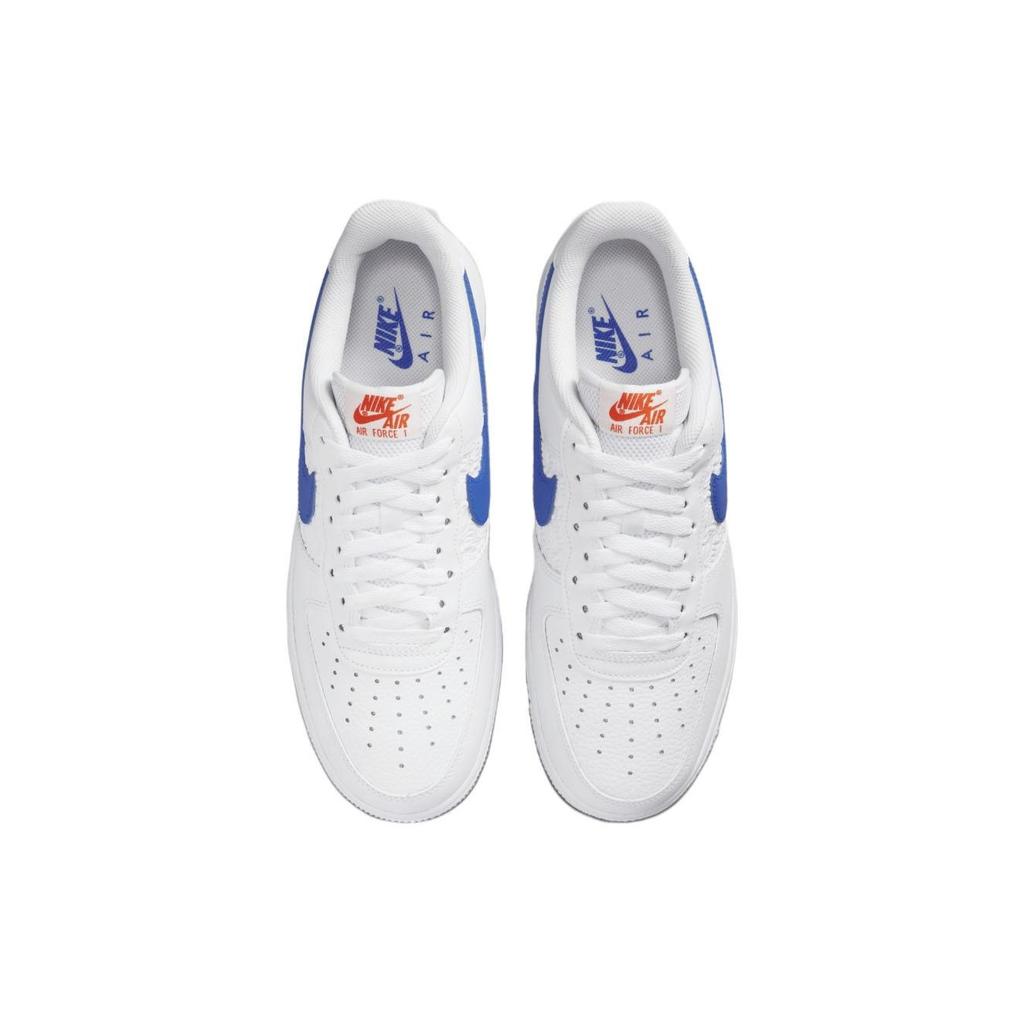 Nike Air Force 1 Low top Skateboard Shoes Unisex White Blue FD0667-100