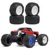 4 Pieces 1/18 RC Car Wheels and Tires Accessories Sturdy High Parts Replacement Part for