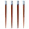 Chopsticks Set of Acrylic Resin and Natural Dishwasher Made In PID9094 J-kitchens 4, Material Wood, Safe, Japan,