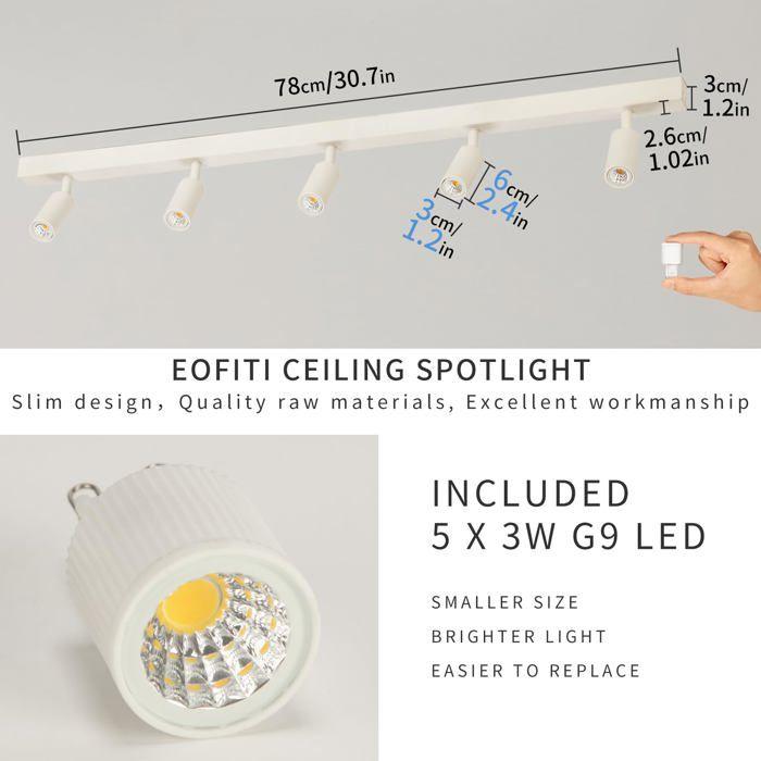 Plafonnier LED - EOFITI - Eofiti - Aluminium - 4000K - 360 Lumens - Design moderne