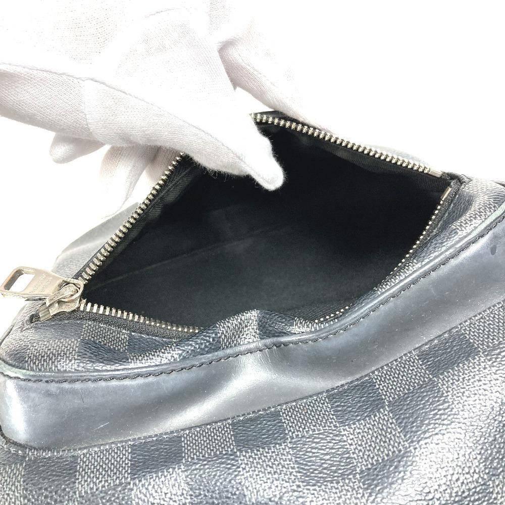 Louis Vuitton N41473 Damier Graphite Josh Backpack Bag Backpack Black