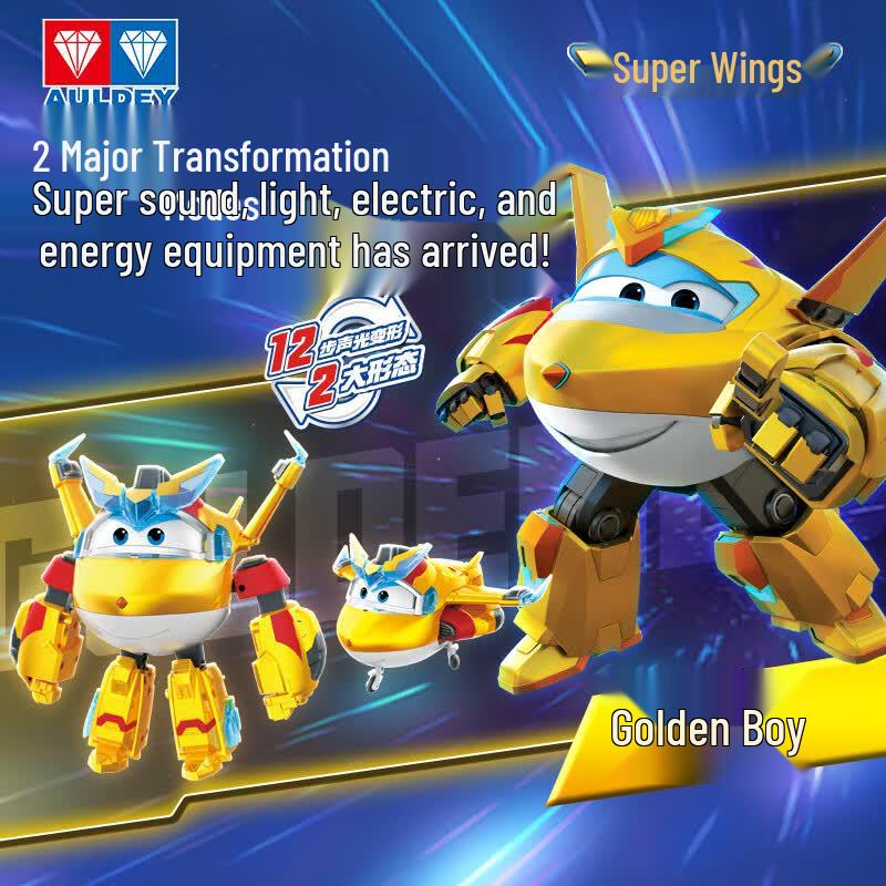 Auldey Super Wings Jett Super Gear Transforming Robot
