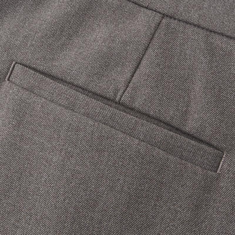 FIRS Men's Plush-Lined Straight-Leg Business Casual Trousers