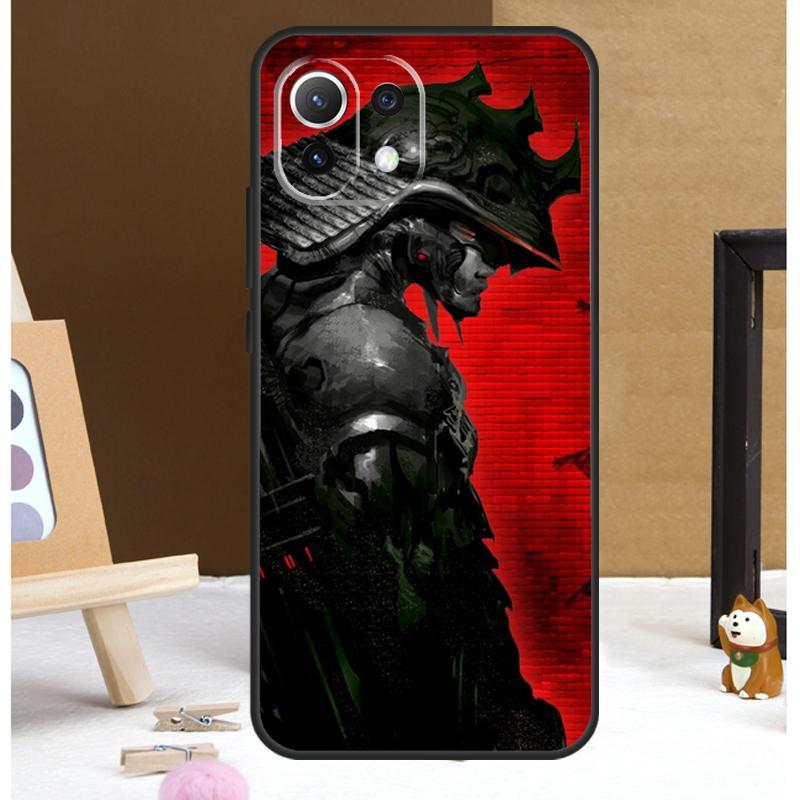 Japan Samurai Ninja Case For Xiaomi 13 14 15 Ultra 13T 14T 15T 17 Pro Max POCO X7 X3 X5 X6 F5 F6 F7 F8 Pro Cover