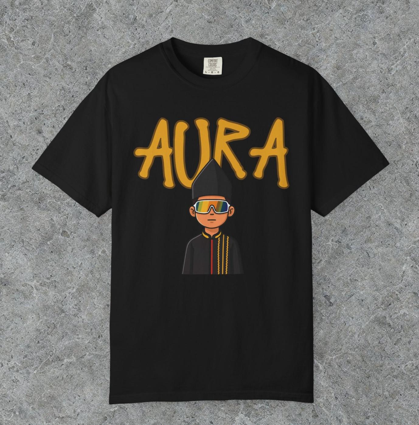 Aura Farmer shirt, aura t-shirt, viral tee, aura farming shirt, indonesia S разноцветный