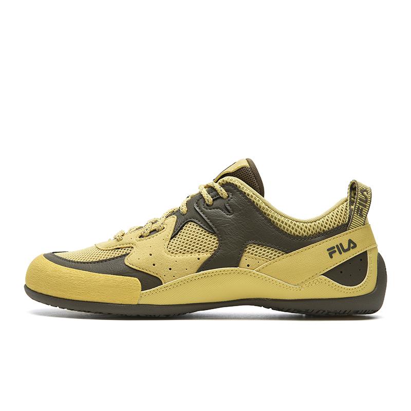 

Fila Step Color Stone Shoes Color Block Fashion Trend Retro Classic Sports Lightweight Men Sneakers Bamboo-Yellow Beech-Green F12M622120F-BB 40.5