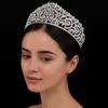 Zinc Zinc Alloy Princess Crown Baroque Crown Hair Accessory Luxury Rhinestone Tiara  Wedding